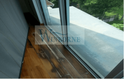Window Waterproofing service in progress